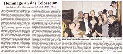 Gießener Allgemeine vom 07.11.2011